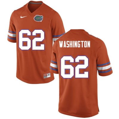 Men's Florida Gators #62 James Washington NCAA Nike Orange Authentic Stitched College Football Jersey NDB7662GH